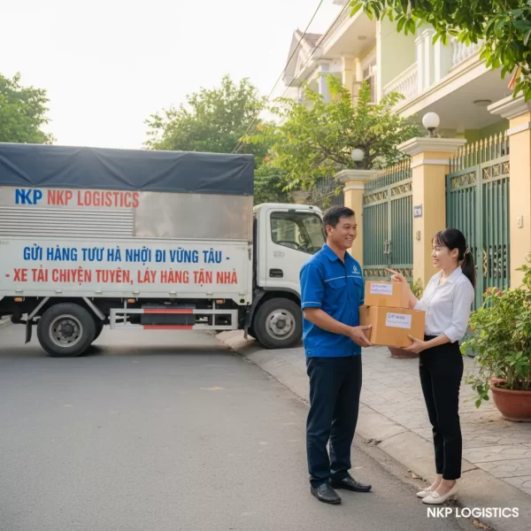 3. Tài xế nhận hàng tận cửa nhà khách