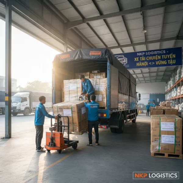 4. Đóng gói hàng hóa chuyên nghiệp lên xe