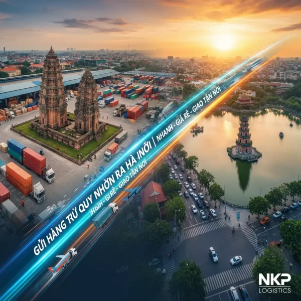 3. Tháp Đôi và Hồ Gươm nối liền bằng một vệt sáng tốc độ.