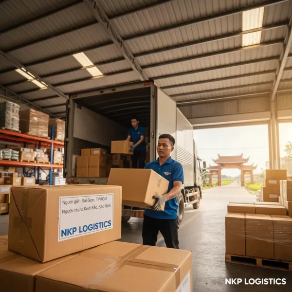 2. Bưu kiện từ Sài Gòn đến Kinh Bắc