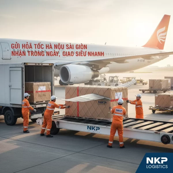 2. Kiện hàng chắp cánh máy bay