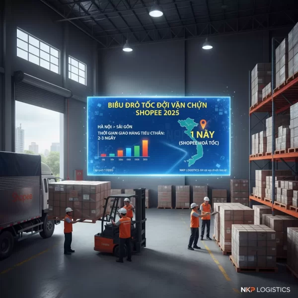 3. Biểu đồ tốc độ vận chuyển Shopee 2025