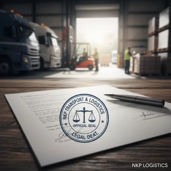 Con dấu pháp lý trên tài liệu thuê xe