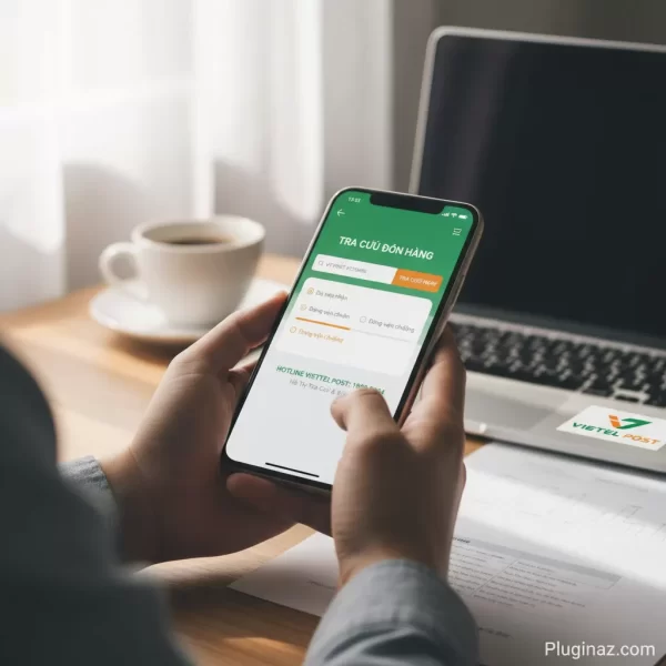 Tra cứu đơn hàng trên ứng dụng di động