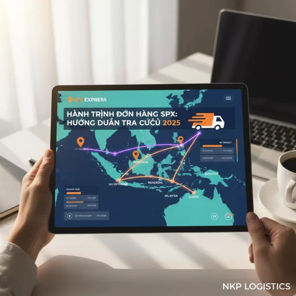1. hành trình đơn hàng spx trên bản đồ số