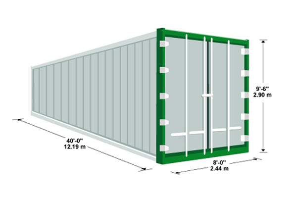 So Sánh Container 40 Feet Thường (DC) và Container 40 Feet Cao (HC)