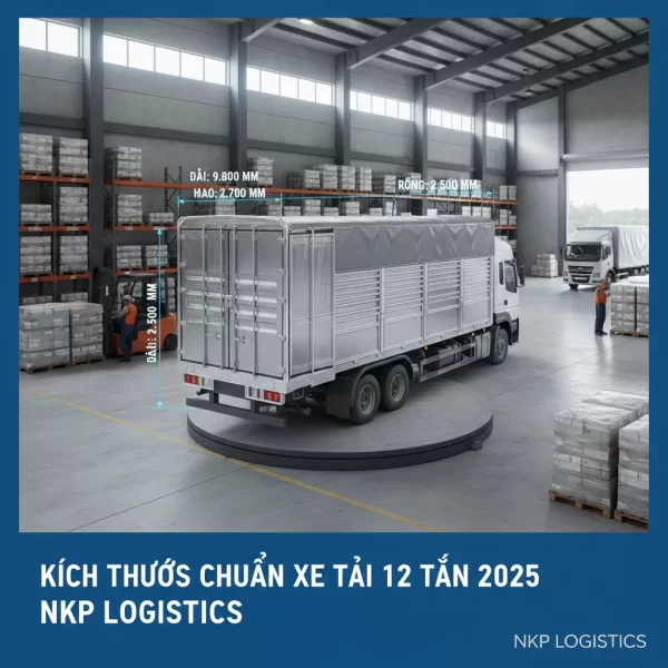 3.  Mô hình 3D thùng xe tải 12 tấn