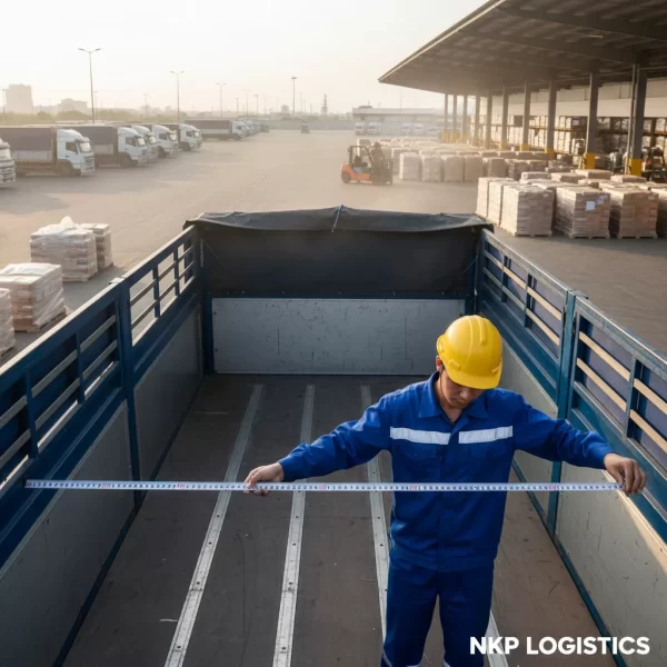 Thước dây đo lọt lòng thùng xe tải