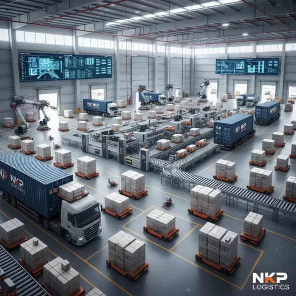 4. Kho bãi logistics tự động hóa