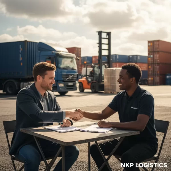 1.  Ký kết hợp đồng thuê xe