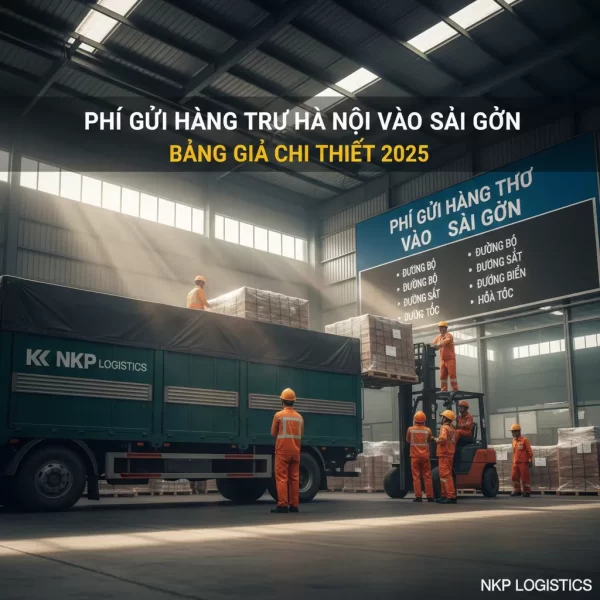 Dựa trên tiêu đề "Phí Gửi Hàng Từ Hà Nội Vào Sài Gòn | Bảng Giá Chi Tiết 2025", đây là 5 từ khóa ảnh độc đáo: