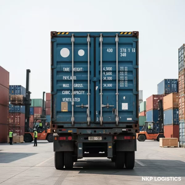 2.  Thông số kỹ thuật trên cửa container