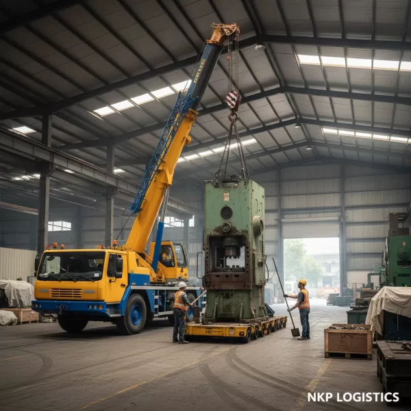 3. Di dời máy móc công nghiệp trong nhà xưởng