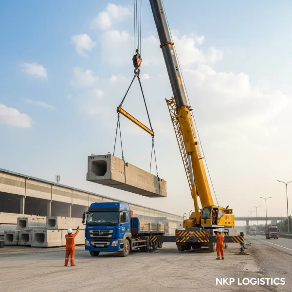 2. Nâng cấu kiện bê tông hạng nặng