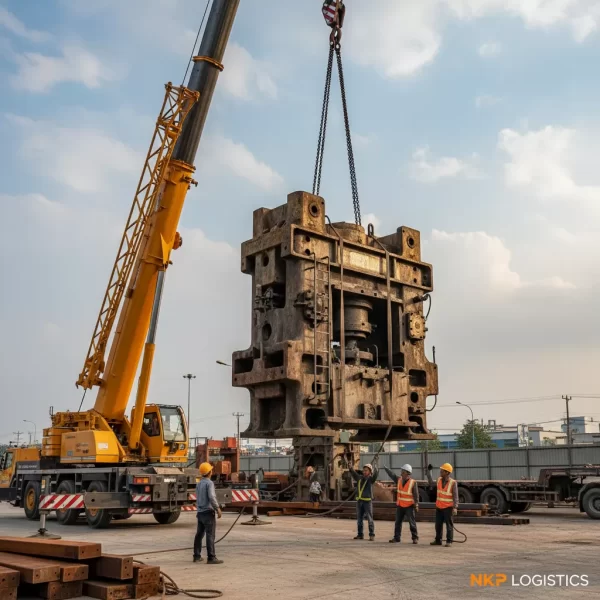 4. Di dời máy móc công nghiệp nặng