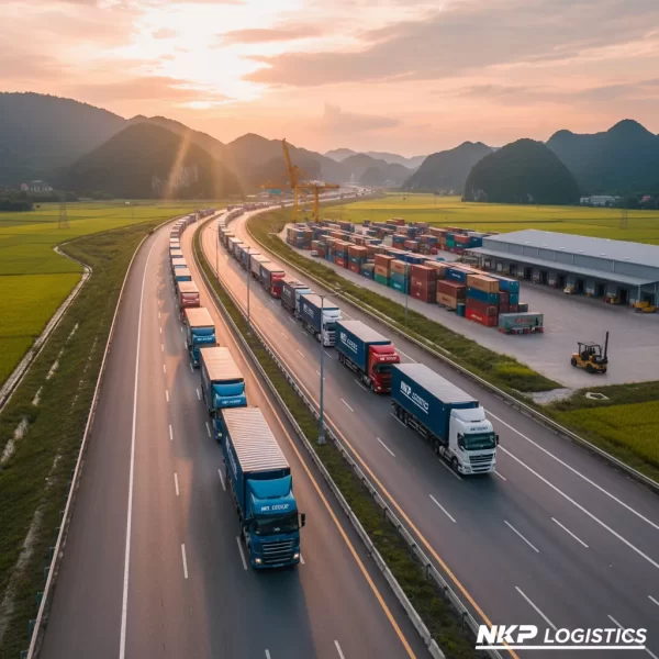 1. Đoàn xe đầu kéo trên cao tốc Bắc Nam