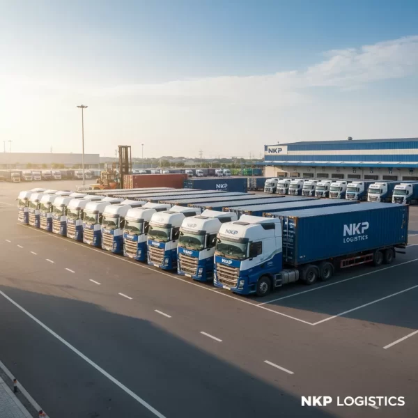 1. Đoàn xe đầu kéo Bắc Giang