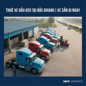 Dựa trên tiêu đề "Thuê Xe Đầu Kéo Tại Bắc Giang | Xe Sẵn Đi Ngay", dưới đây là 5 từ khóa ảnh độc đáo: