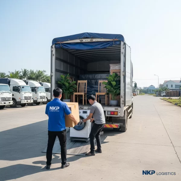 1. Bốc vác đồ đạc lên xe tải