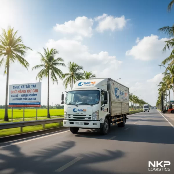 Thuê Xe Tải Chở Hàng Củ Chi Giá Rẻ – Nhanh Chóng, Uy Tín | Nguyễn Kiên Phát Logistics