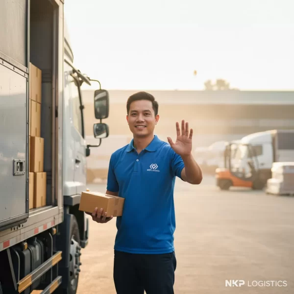 2. Tài xế giao hàng thân thiện