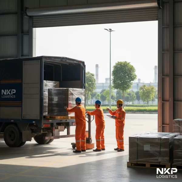 2. Bốc xếp hàng hóa chuyên nghiệp lên xe tải