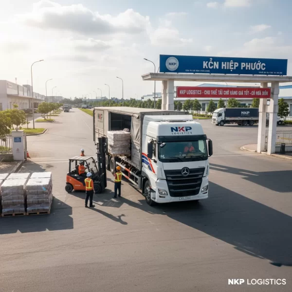 Thuê Xe Tải Chở Hàng KCN Hiệp Phước – Có Hóa Đơn, Giá Tốt | NKP Logistics