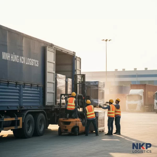 2. Bốc xếp hàng xe tải chuyên nghiệp