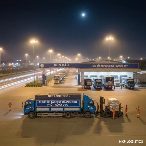 1. Chở hàng xuyên đêm 24/7