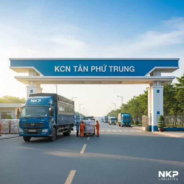 Thuê Xe Tải Chở Hàng KCN Tân Phú Trung – Chuyên Tuyến KCN | NKP Logistics