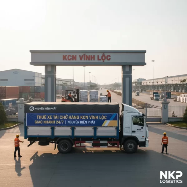 Thuê Xe Tải Chở Hàng KCN Vĩnh Lộc – Giao Nhanh 24/7 | Nguyễn Kiên Phát