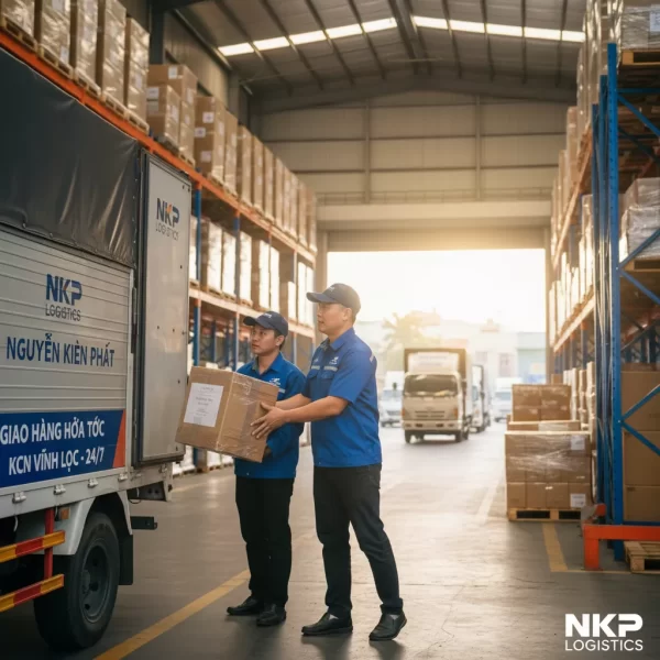 3. Tài xế Nguyễn Kiên Phát giao hàng hỏa tốc