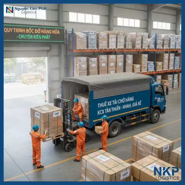 4. Quy trình bốc dỡ hàng hóa chuyên nghiệp của Nguyễn Kiên Phát