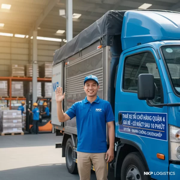 2. Tài xế NKP Logistics thân thiện