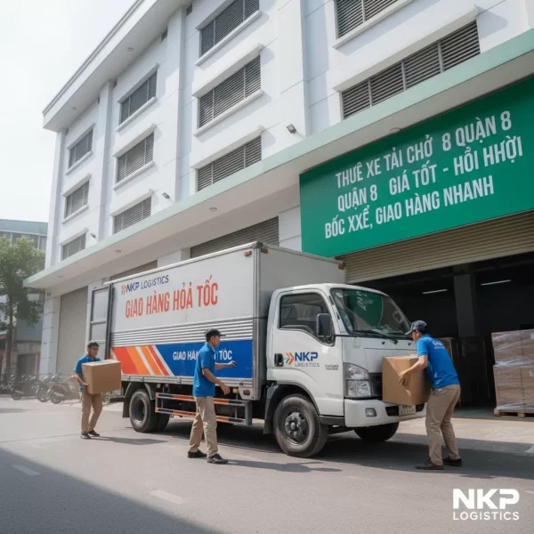 2. Xe tải giao hàng hỏa tốc