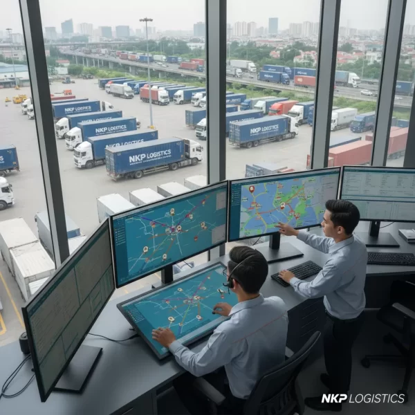 4. Nhân viên điều phối đơn hàng trên bản đồ số