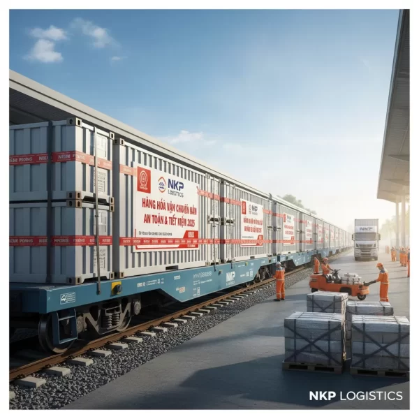 3. Hàng hóa niêm phong trên toa tàu