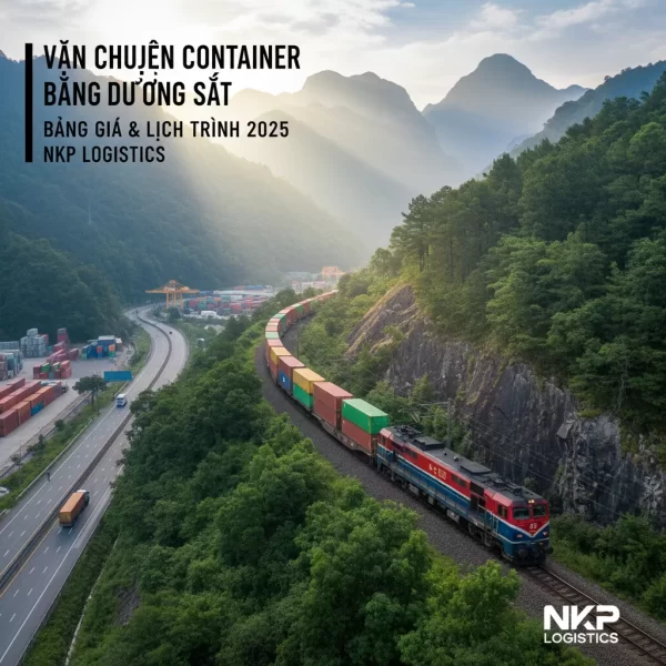 2. Đoàn tàu container xuyên qua đèo núi