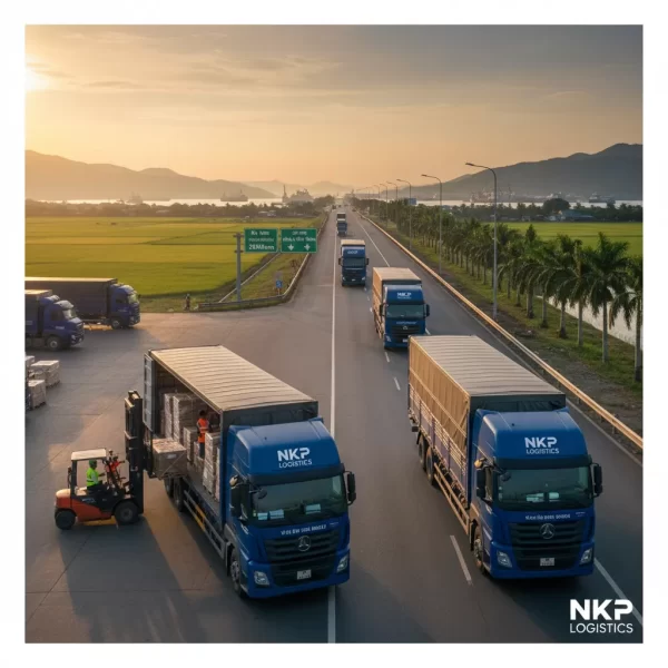 1.  Hành trình xe tải Bắc Ninh - Kiên Giang
