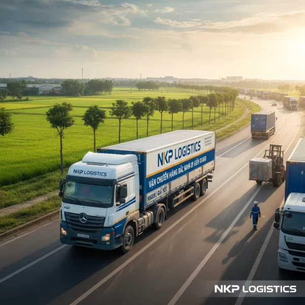 3.  Xe tải lướt trên quốc lộ 1A