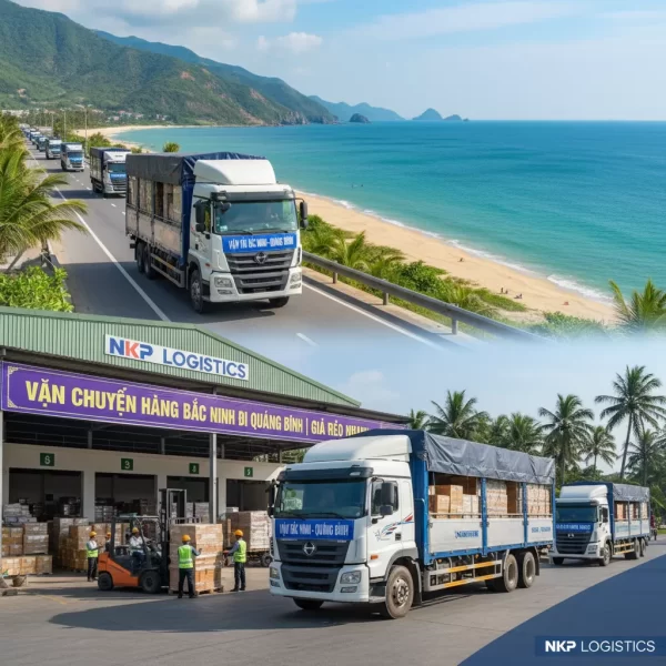 1.  Xe tải Bắc Ninh xuôi vào Quảng Bình