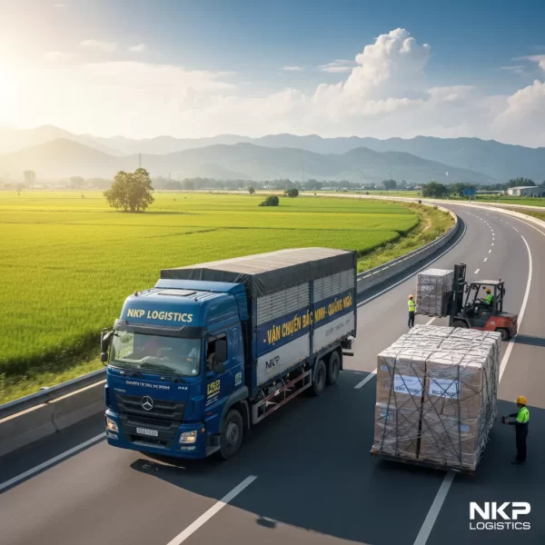 Dựa trên tiêu đề 'Vận Chuyển Hàng Bắc Ninh Đi Quảng Ngãi | Nhanh, An Toàn', đây là 5 từ khóa ảnh độc đáo: