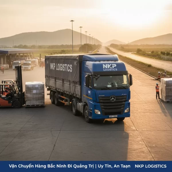 1.  Hành trình xe tải Bắc Ninh - Quảng Trị