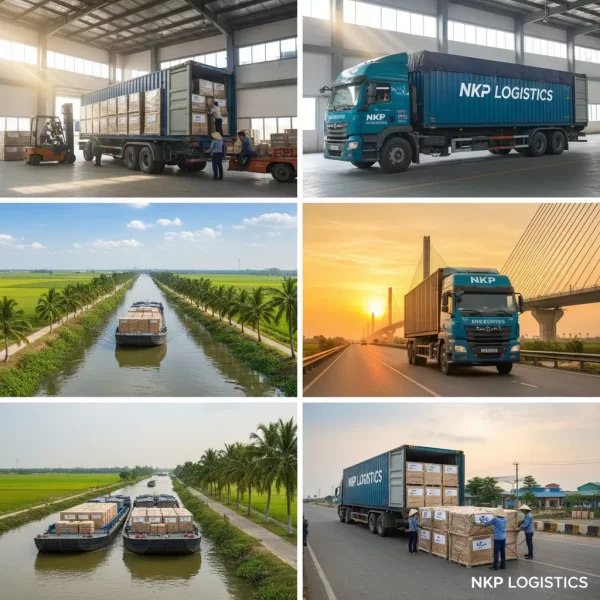 1.  Hành trình hàng công nghiệp về miền Tây sông nước.