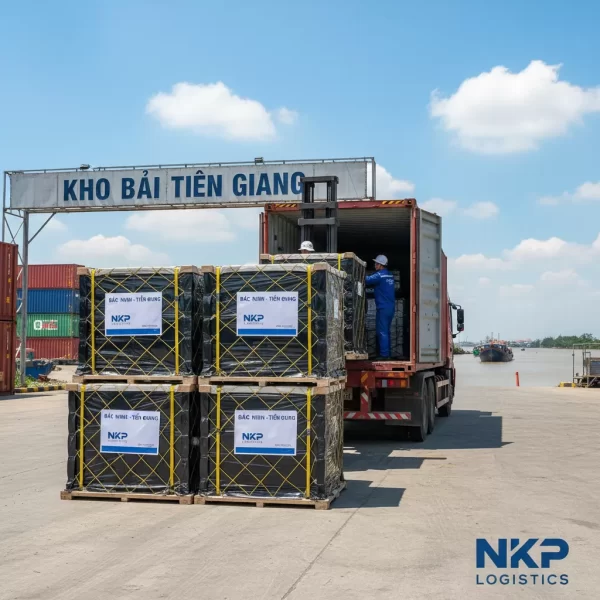 3.  Kiện hàng Bắc Ninh nguyên vẹn tại Tiền Giang.