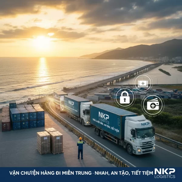 Dựa trên tiêu đề 'Vận Chuyển Hàng Đi Miền Trung – Giải Pháp Nhanh, An Toàn, Tiết Kiệm', đây là 5 từ khóa ảnh độc đáo, gợi hình và mang tính biểu tượng: