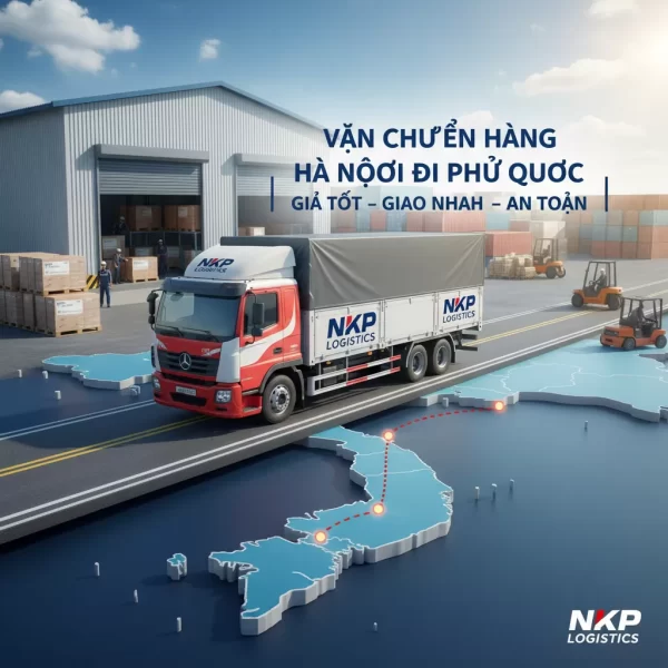3. Xe tải vận chuyển hỏa tốc trên nền bản đồ Bắc - Nam.