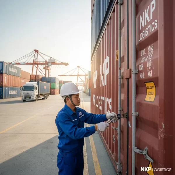 1. Niêm phong chì container