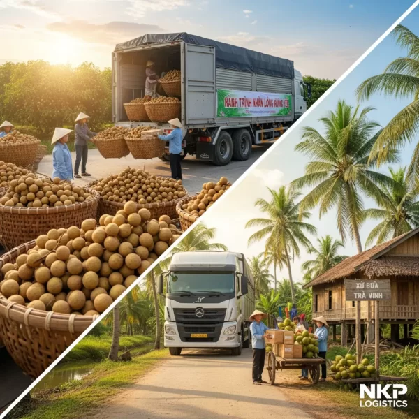 1. Hành trình nhãn lồng Hưng Yên đến xứ dừa Trà Vinh