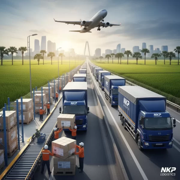 Dựa trên tiêu đề 'Vận Chuyển Hàng Long An – Hà Nội Nhanh, An Toàn, Uy Tín', đây là 5 từ khóa ảnh độc đáo: